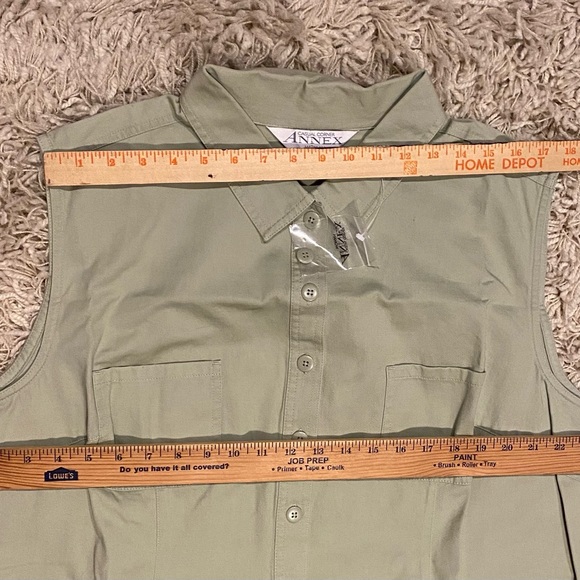 Casual Corner Annex size 20W long women’s dress button down collared, vtg. - Picture 6 of 12